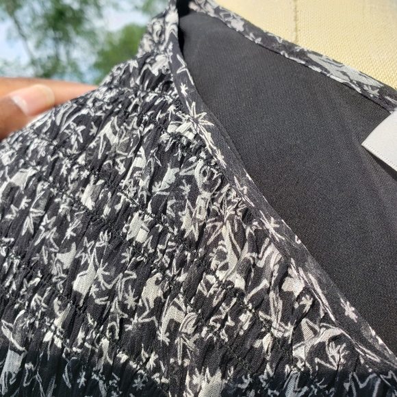 LoveShackFancy Scarlett Mini Dress in Evening Sky - Picture 8 of 10